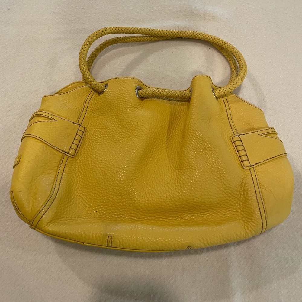 Cole Haan Yellow Leather Purse